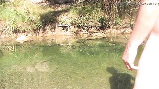 Уретральный экстаз на речке не для слабонервных