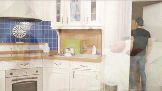 Смазливый матрос вернулся с дальнего плавания и запрыгнул на член любовника