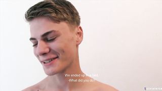 Пацан за деньги сосет хуй и отдается мужику в задницу