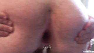 Молодой пацан сделал минет незнакомцу и дал в жопу