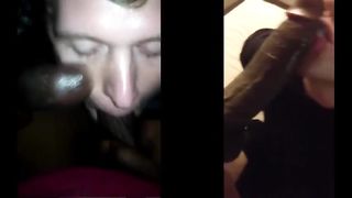 Подборка с минетами и камшотами на лица смазливым геям