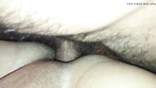 Член проникает в очко крупным планом