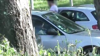 Любительская съемка сосущих мужчин на природе