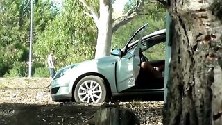 Любительская съемка сосущих мужчин на природе