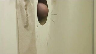 Ебал партнера через отверстие в стене и по-нормальному