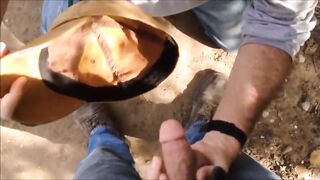 Бородатый дед сосет мой член