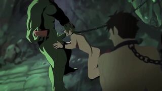 В пещере гоблинов трахают пленных